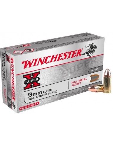WINCHESTER cal.9mm PARA FMJ /50
